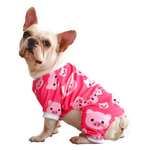 CuteBone Dog Halloween Pajamas Puppy Onesies Small Dogs Soft Pjs Coat Cat Apparel Comfy Pet Christmas Clothes Outfit Doggie Bodysuit P46XXL