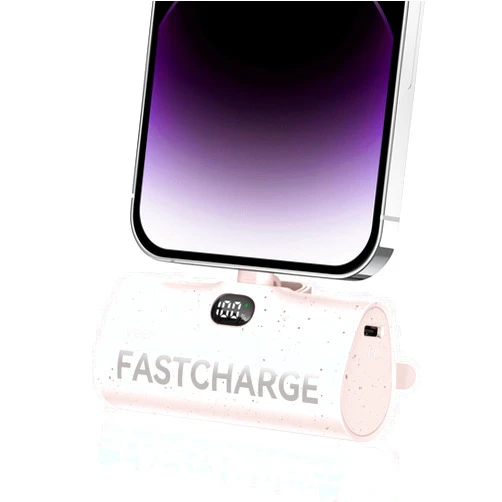 VEEKTOMX Small Portable Charger for iPhone, Fast Charging Power Bank Mini 5000mAh PD Battery Pack Compatible with iPhone 14/14 plus/14 Pro Max/13/13Pro Max/12/12Mini/11/XR/XS/X/8/7 (Pink)