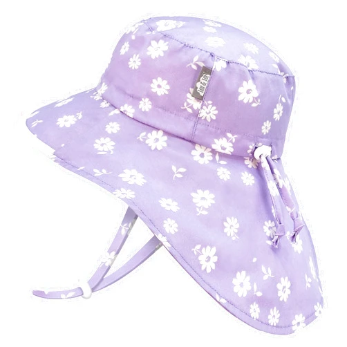 JAN & JUL Girls' Grow-with-Me Cotton Adventure Sun Hat with Large Brim