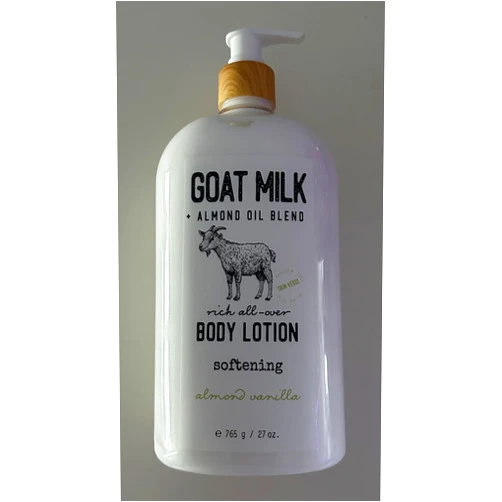 IPOTAO Generic Goat Milk & Almond Oil Blend Body Lotion | Vanilla Scent | 27 FL OZ - 1 Pack