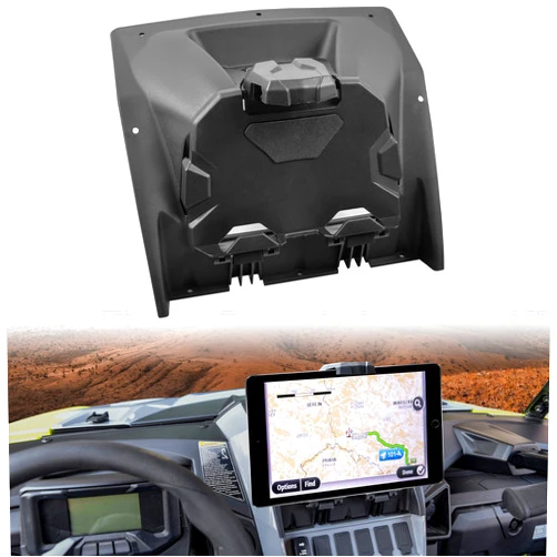 KATIMOTO Electronic Device Tablet Holder for Yamaha RMAX 1000 21-25, UTV Phone GPS Mount Holder with Storage Box Organizer Tray for Yamaha Wolverine RMAX2/ RMAX4 1000 2021-2025 Accessories