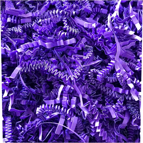 Black Cat Avenue 1 LB Purple Crinkle Cut Paper Shred Filler for Gift Wrap and Basket Filler