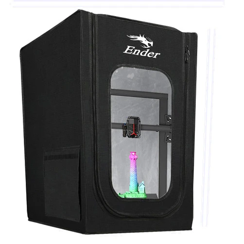 Lutyr Official Ender Plus Cover, Fireproof and Dustproof 3D Printer Tents Warm Enclosure Constant Temperature for Ender 3V2/Ender 3S1/Ender 3Max/Ender 5Pro/5S1 3D Printer 21.65 * 25.59 * 29.52