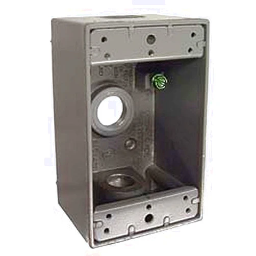 Hubbell-Raco 5320-0 Waterproof Box, 1 Gang, 3/1/2
