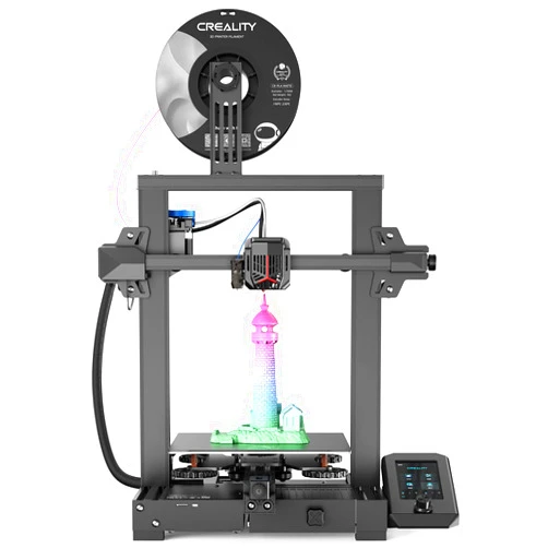 Comgrow Official Creality Ender 3 V2 Neo 3D Printer with CR Touch Auto Leveling PC Spring Steel Platform Full-Metal Extruder 95% Pre-Installed 3D Printers Resume Print and Model Preview 8.66x8.66x9.84 inch
