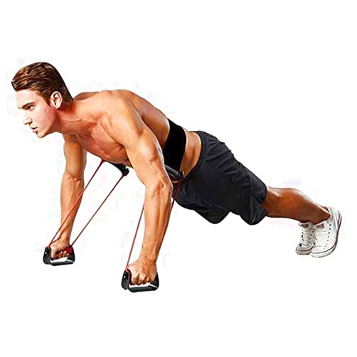 Feishibang metaball Stable Push Up Bars Resistance Band Power Push Up Plus with 24 Resistance Levels Training Back, Shoulder, Chest and Arm Muscles Equipment
