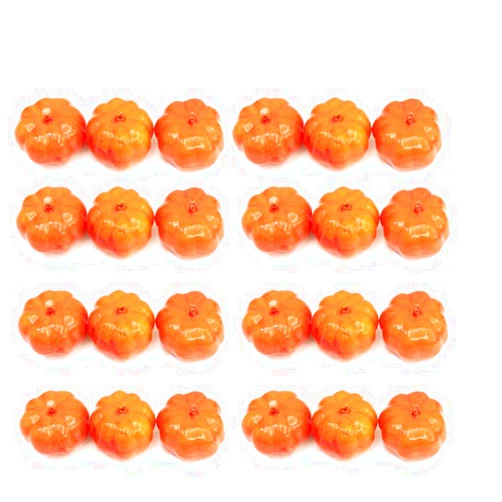 Kbraveo 30 pcs Lifelike and Realistic Artificial Fall Harvest Mini Pumpkins for Decorate and Party
