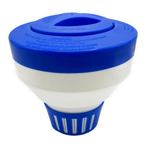 Poolzilla Deluxe Chlorine Feeder, (1 Pack) Adjustable Collar Design for Optimal Dispersion, Can Hold Chlorine Tablets up to 3”