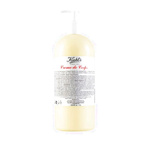 Kiehl's Creme De Corps 33.8 Oz(1 Liter) and Sample Pack