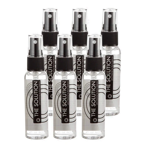 Ron's Optical The Solution Lens Cleaner Spray | Pack of 6-2oz Alcohol Free Eyeglass Lens Cleaning Spray for Glasses, Lens, Screens