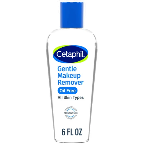 Cetaphil Gentle Waterproof Makeup Remover, Mother's Day Gifts, Oil-Free Formula Suitable for Sensitive Skin, 6.0 Fluid Ounce