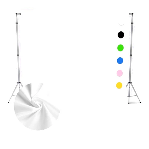 TERSUM White Photography Backdrop for Photoshoot,Photo Backdrop Curtain,Perfect White Backdrops for Party Portrait Photoshoots Video Studio 8FTx10FT