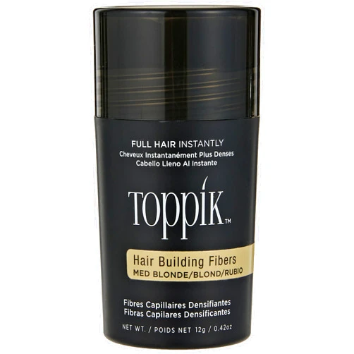 Toppik Hair Building Fibers, 12g Fill In Fine or Thinning Hair Instantly Thicker, Fuller Looking Hair 9 Shades for Men & Women