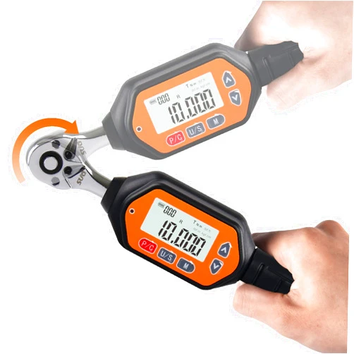 SUGPV Mini Digital Torque Wrench with LED & Buzzer, 1/4-inch Drive, 0.3-10 Nm - Accurate, Calibrated & Precise to 2% - Ideal for Bike & Car Repair
