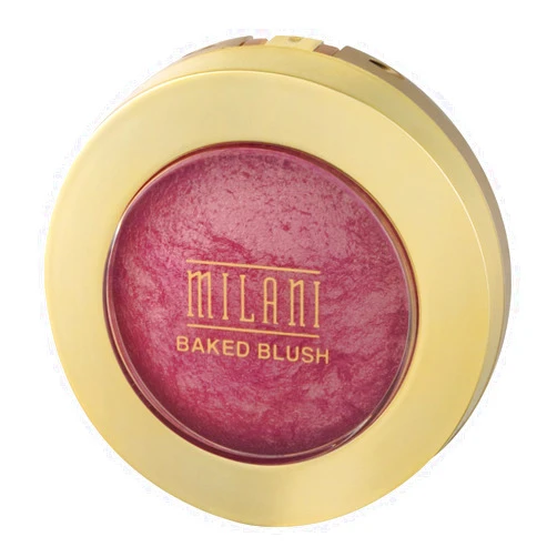 Milani Baked Powder Blush, Dolce Pink [01] 0.12 oz (Pack of 2)