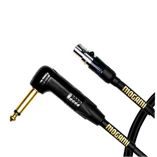 Mogami GOLD BPSH TS-30R Belt Pack Instrument Cable for Wireless Instrument Systems, 1/4