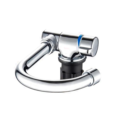MASO Foldable Copper Kitchen Faucet Cold & Hot Water Mixer Faucet for RV Boat 360° Rotation Sink Water Tap