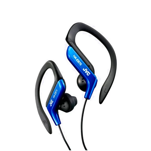 JVC, HA-EB75-AN-U Adjustable Sport Clip Earphones (Blue)