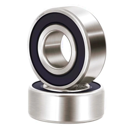 XIKE 2 Pcs 63001-2RS Size 12x28x12mm, Double Rubber Seals and Pre-Lubricated, Deep Groove Ball Bearing.