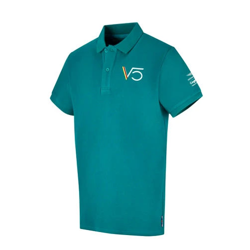 Aston Martin Formula One Team F1 Sebastian Vettel Polo Shirt, Green