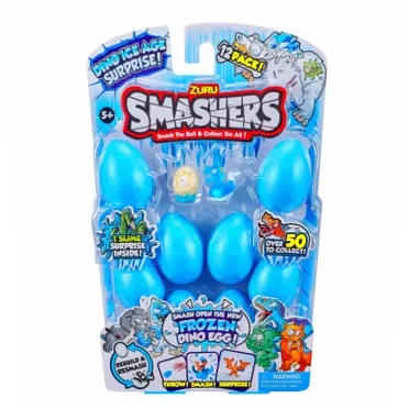 Zuru Smashers Dino Ice Age 12-Pack Smash Eggs by ZURU (7458-S001)