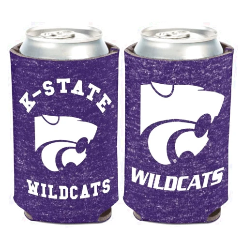 WinCraft Kansas State Wildcats HEATHERED Can Cooler 12 oz.
