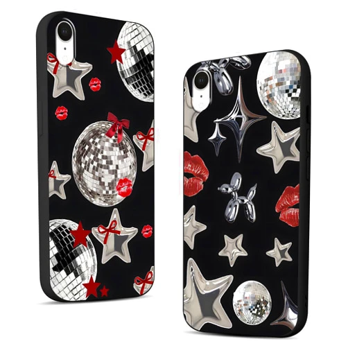 Zrutru 2 Pack Cool Y2K Phone Case for iPhone XR 6.1