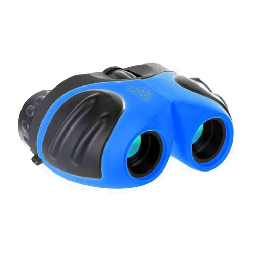 Ovihaeiz Binoculars for Kids 3-12 Years Boys and Girls Toy Best Gifts 10x25 Mini Compact Binocular Birthday Present for Outdoor Watching Travel Camping (Blue)