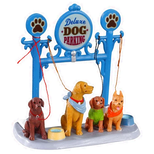 Lemax Dog Parking #13567