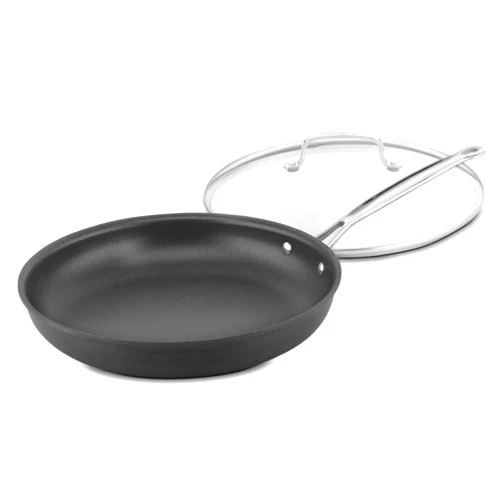 Cuisinart 12-Inch Skillet, Nonstick-Hard-Anodized with Glass Cover, 622-30GP1