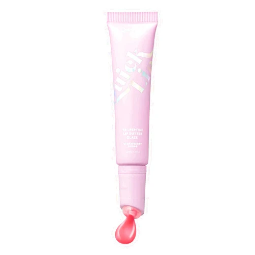 The Quick Flick Tri-Peptide Lip Butter Glaze Strawberry Sugar Pink