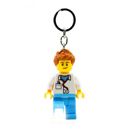 IQ LEGO Iconic Keyring Torch - Height 76mm (KE184) - 2 CR2025 Batteries Included
