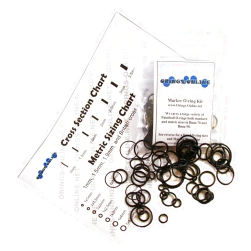 Orings-Online O-Ring Kit Compatible with Planet Eclipse GTEK-160R Paintball Marker (2X or 4X Rebuilds)
