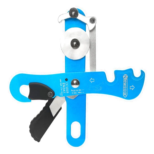 NewDoar Climbing Stop Descender Rappelling Belay for Ropes 10-12mm The Novices for Rescue & Arborist CE Certification