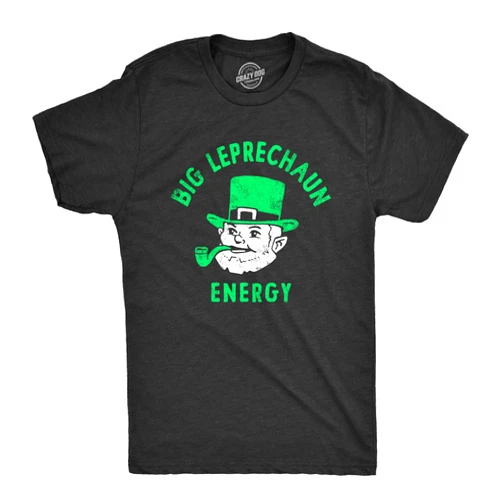 Crazy Dog T-Shirts Mens Saint Patricks T Shirts Funny Party Tees for Guys Great Parade Shirts