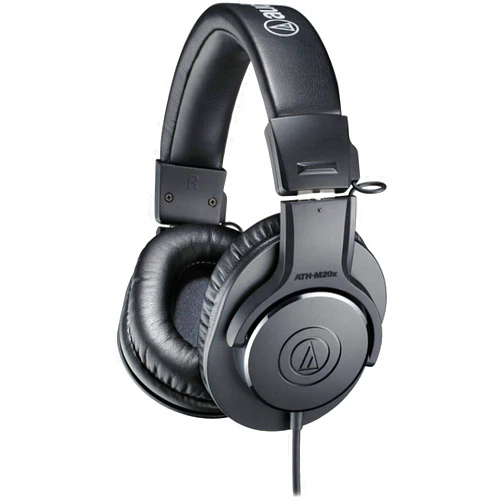 Audio-Technica ATH-M20X Professional Studio Monitor Headphones (Renewed)