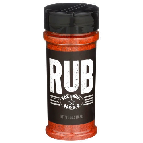FOX BROS BAR B Q FOX BROS BBQ Rub, 6 OZ