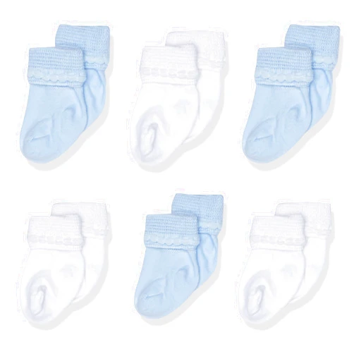 Jefferies Socks Unisex-Baby Newborn Bubble Stitch Rock-A-Bye Bootie 6 Pair Pack