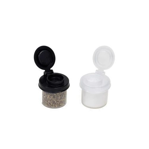 Hall Bros All NEW Salt and Pepper Shakers, Moisture Proof Lids, Portable for any outdoor activity (2 mini)