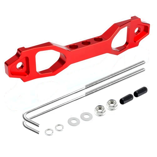DEEAGLE Heavy Duty Aluminum Battery Mount Bracket, Tie Down Set with 9 inch J Bolts, Fits Most Car Batteries