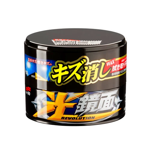 SOFT99 420 Dark and Black New Scratch Clear Wax Mirror Finish, 200 g
