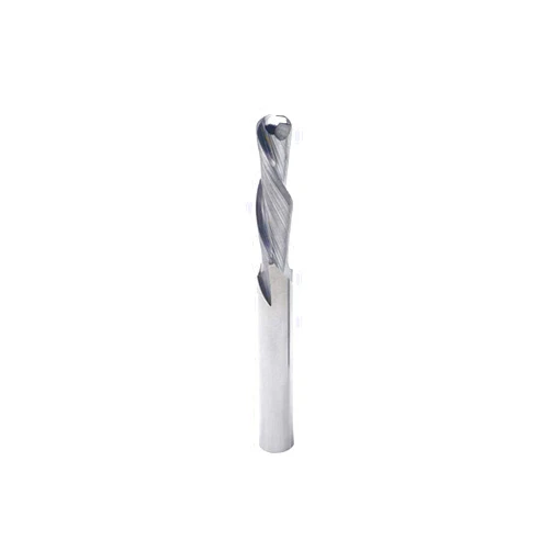 HAMILY PANHAM 2 Flutes 1/4 Inch Ball Nose Down Cut CNC Spiral Router Bit Solid Carbide with 1/4