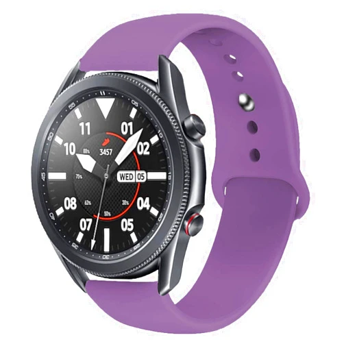 Handygear Compatible with Galaxy Watch 3 45mm/Galaxy Watch 46mm/Gear S3 Band, 22mm Soft Silicone Sports Replacement Band Strap