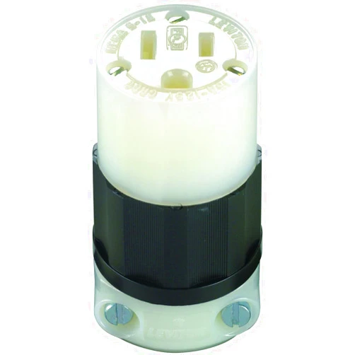 Leviton 026-05269-0PB Straight Blade Connector Body, Clear