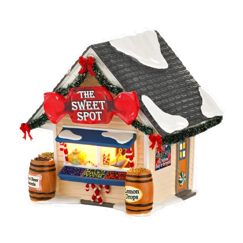 Department 56 Ceramic Snow Village The Sweet Spot Lit House, 5.43 inch
