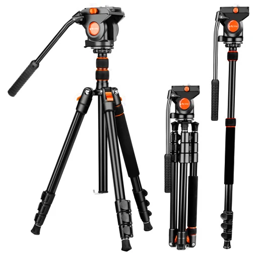 Victiv Tripod for Camera Fluid Head, Heavy Duty Camera Tripod Stand 72