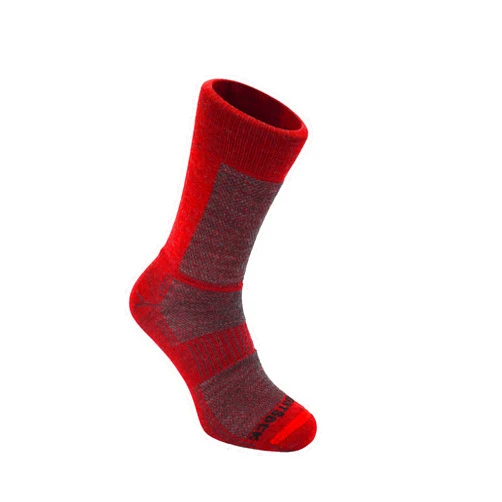 Wrightsock Merino Coolmesh II Crew Hiking Socks for Men and Women – Cushioned, Eco-Friendly and Anti Blister Socks with our Patented Double Layer Design - American Made, No Blisters Guaranteed