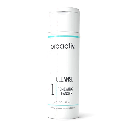 Proactiv Acne Cleanser - Benzoyl Peroxide Face Wash And Acne Treatment - Daily Facial Cleanser And Hyularonic Acid Moisturizer With Exfoliating Beads - 90 Day Supply, 6 oz. 6 Ounce