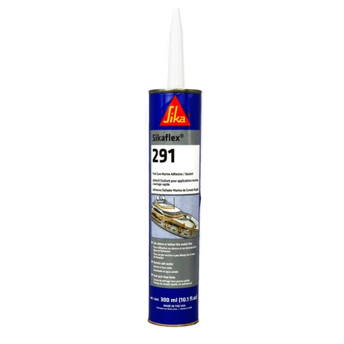 Sikaflex-291, White, General All-Purpose Fast Cure Marine Adhesive and sealant. Polyurethane sealant for Boats, 10.1 fl. oz Cartridge