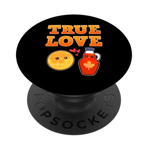 Maple Tree Tapping Syrup Maker Sap Sugaring Season Cute True Love Maple Syrup Farmer Sugar Maker Farm Quebec PopSockets Swappable PopGrip
